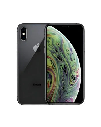 Refurbished iPhone XS with vibrant display and sleek black design