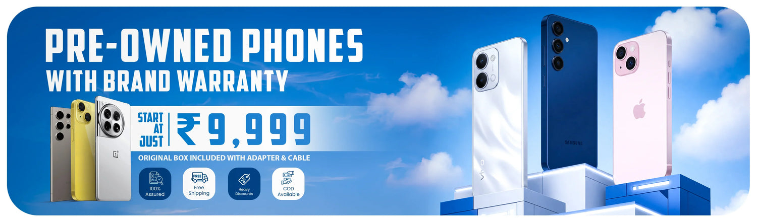 Pre-owned phone with brand warranty