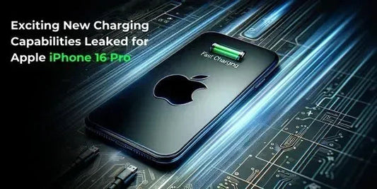 Apple iPhone 16 Pro with fast charging on circuit board background