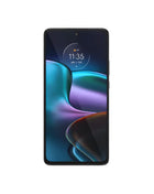 Refurbished smartphone with vibrant display, sleek design, and modern interface for affordable smart tech