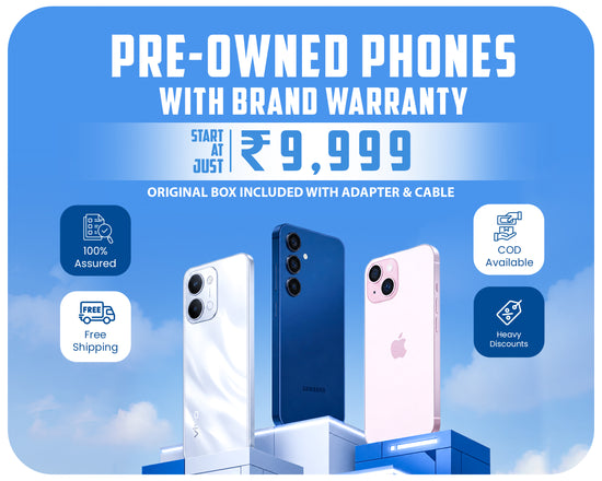 Pre-owned phone with brand warranty 