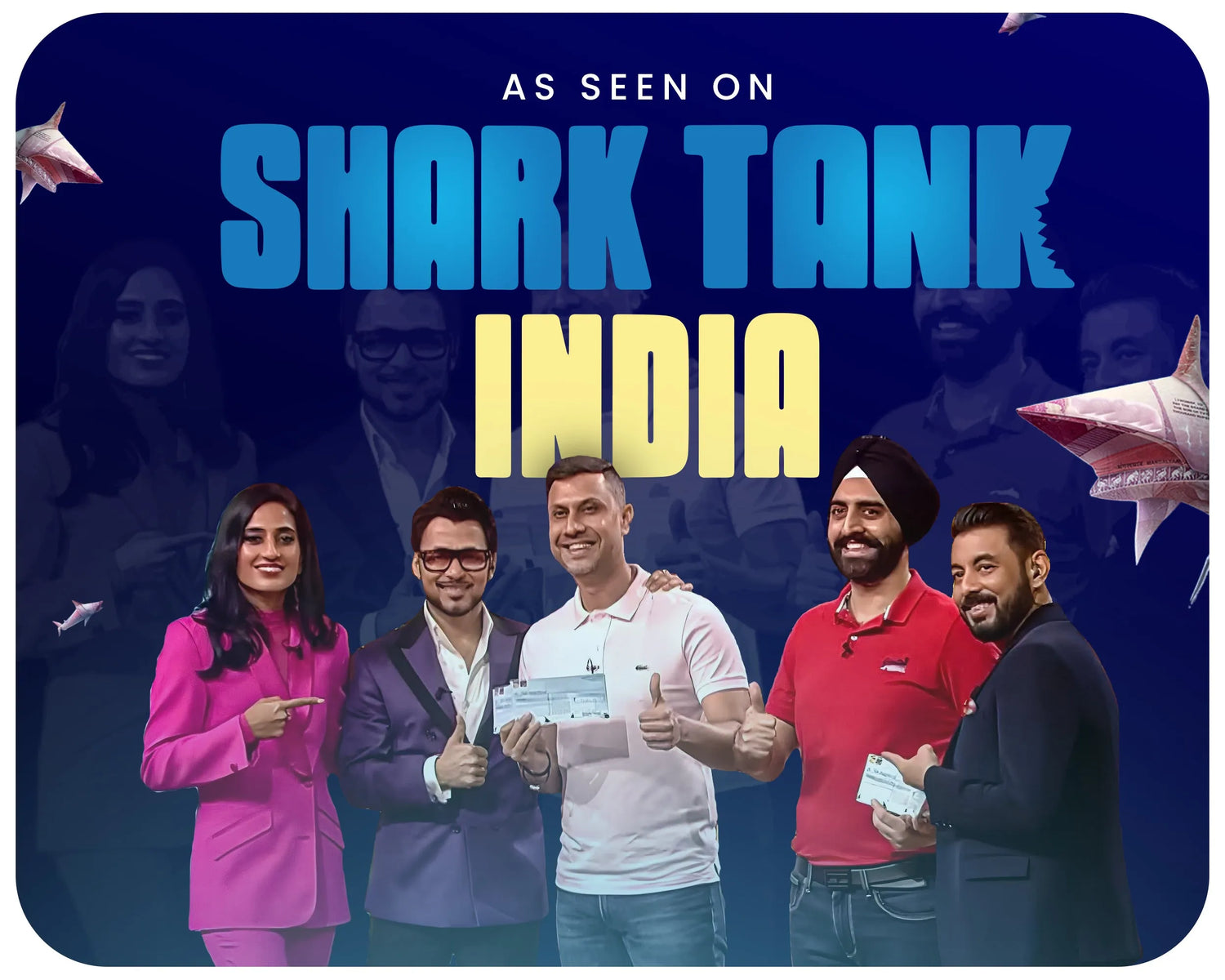 Refit Global featured on Shark Tank India showcasing refurbished mobile phones brand in India