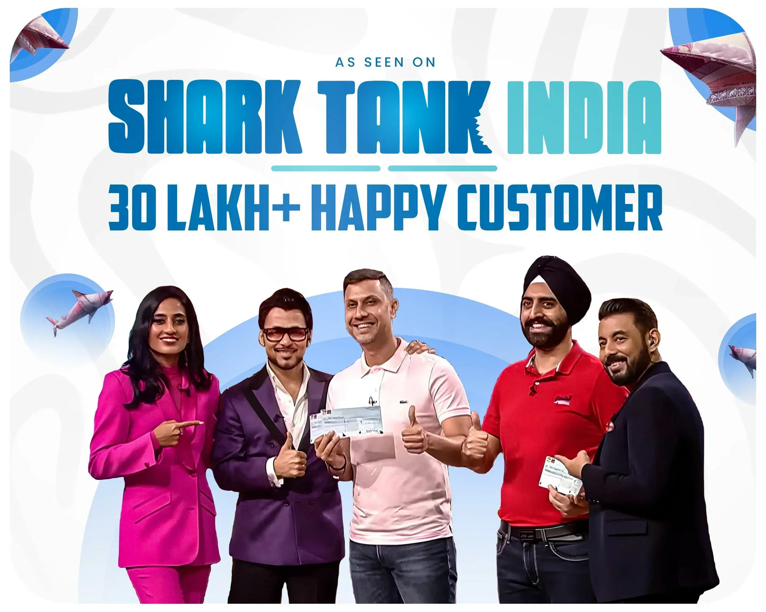 Refit Global featured on Shark Tank India showcasing refurbished mobile phones brand in India